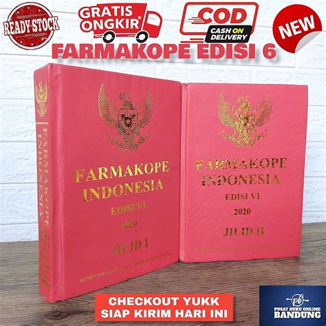 Jual FARMAKOPE INDONESIA EDISI 5 6 BUKU 1 2 FARMAKOPE 3 FARMAKOPE 4