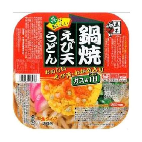 【楽天市場】【12個セット】 鍋焼えび天うどん 220g×12個 五木食品：24exp