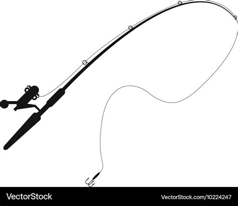 Fishing rod icon Royalty Free Vector Image - VectorStock