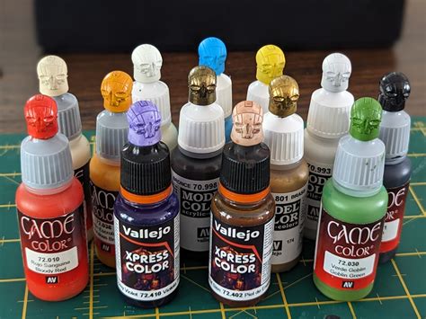 💀 Atlas Skull Paint Swatch for Army Painter & Vallejo Paints
