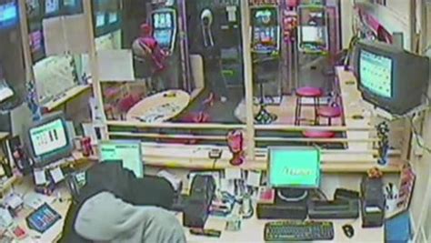 Terrifying Cctv Footage Shows Armed Robbers Carrying Out Series Of Raids In Bookmakers And Shops