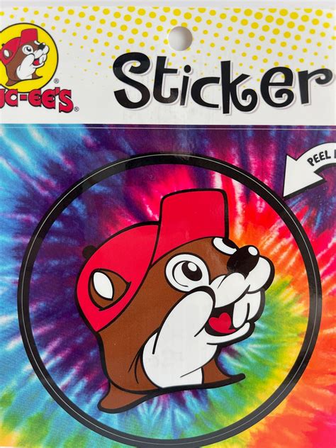 Buc-ee's Tie Dye Logo Sticker – Texas Eats and Treats