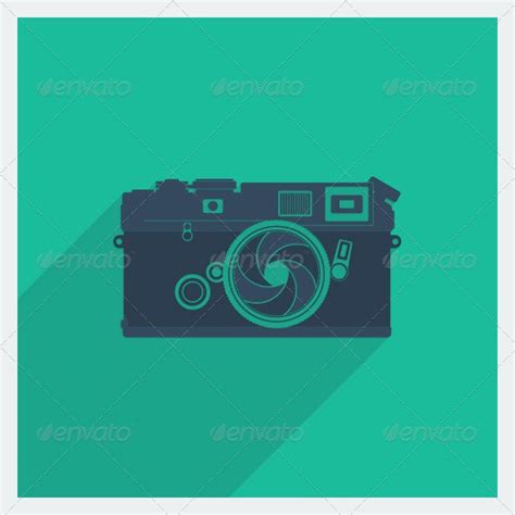 flat camera vectors graphicriver