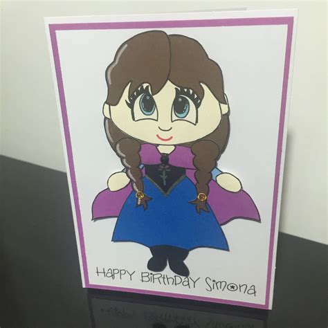 Birthday Card Anna Frozen Birthday Cards Happy Birthday Anna Frozen