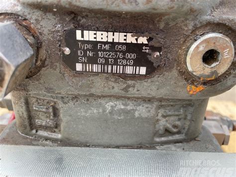 Liebherr FMF058 Silnik Hydrauliczny Koparka Liebherr R906 R 2009