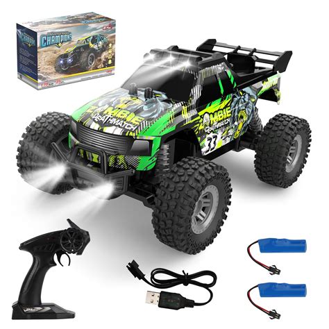 Remote Control Car 118 Scale All Terrain Rc Cars 25 Kmh Rc Cars With Led Bodylight And 2