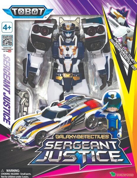 Transformeris Tobot „galaxy Detectives Sergeant Justice 23 Cm Kaina