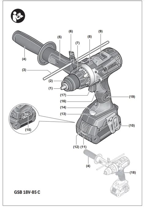 Manual de instrucciones de taladro inalámbrico profesional BOSCH GSR