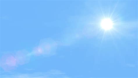 sun on blue sky lens flare Stock Footage Video (100% Royalty-free ...