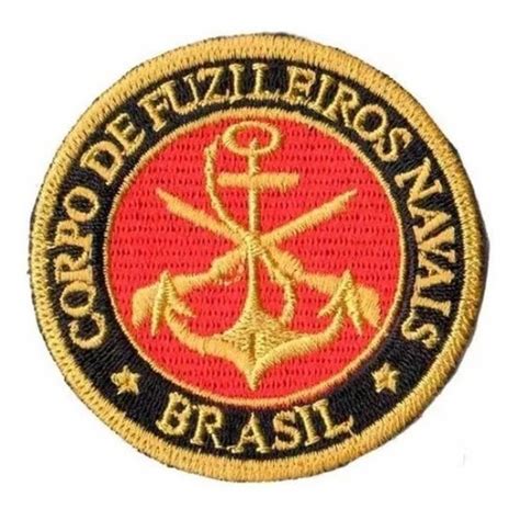 Patch Bordado Fuzileiros Navais Marinha Do Brasil 8x8 Shopee Brasil