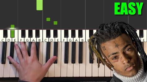 Xxxtentacion Royalty Easy Piano Tutorial Lesson Youtube