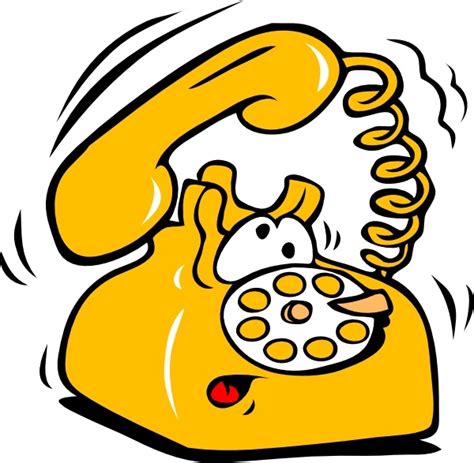 Ringing Phone Clip Art Free Vector In Open Office Drawing Svg Svg