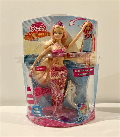 Mavin | BARBIE IN A MERMAID TALE "MERLIAH DOLL" 2 IN 1 2009 NIB