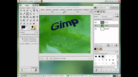 08 Camadas Curso De Gimp YouTube