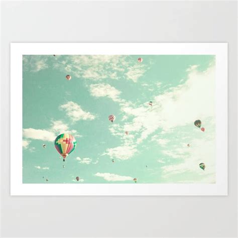 Hot Air Balloon Nursery Decor Gender Neutral Nursery Prints Etsy