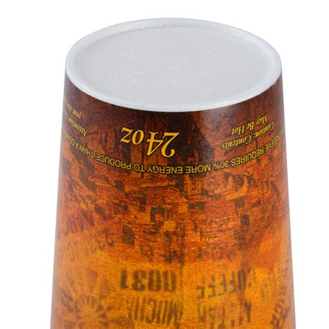 Dart 24U16ESC Fusion Escape 24 Oz Foam Hot Cup 20 Pack