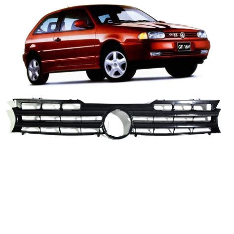 Grade Frontal Volkswagen Gol Bola G2 1995 96 97 98 99 Preta