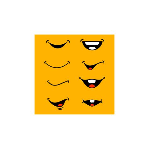 emoticon face symbol or sign collection vector illustration 609775 ...