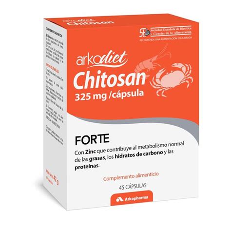 Arko Chitosán Forte 45 cápsulas 3437721 Control de peso Redfarma