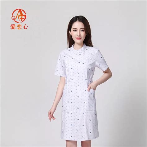 White Coat fashion men&women Doctor DressSemi permanent Korean version of the long sleeved ...