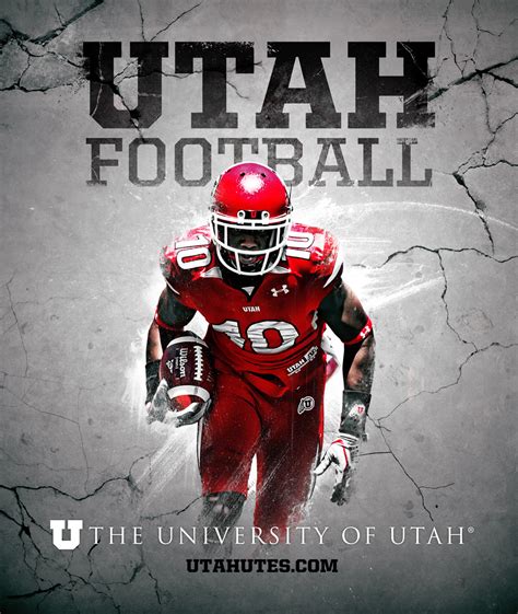 university  utah football  behance