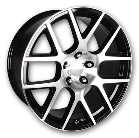 Performance Replicas Wheels PR163 Gloss Black Machined