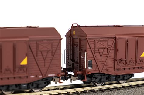 Er Set Gedeckter G Terwagen Ka Pkp Iv Modelleisenbahn Kaufen Piko