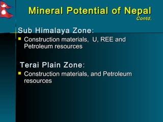 Mines And Minerals In Nepal Ppt