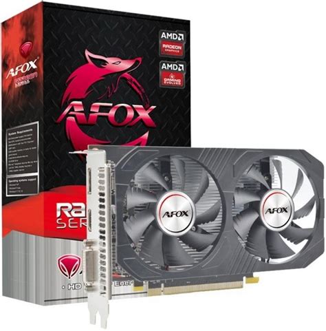Видеокарта AFOX Radeon RX 550 4G, AFRX550-4096D5H4-V6 — купить в ...