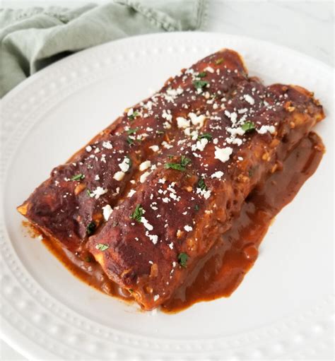 Chicken Mole Enchiladas - Amanda Cooks & Styles