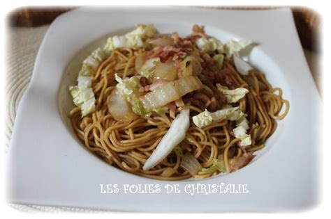 Sauté De Chou Chinois Aux Lardons Les Folies De Christalie Ou Quand