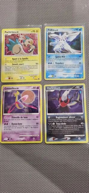 LOT DE 4 Cartes Pokemon Anciennes Holo Rares Diamant Et Perle Duels