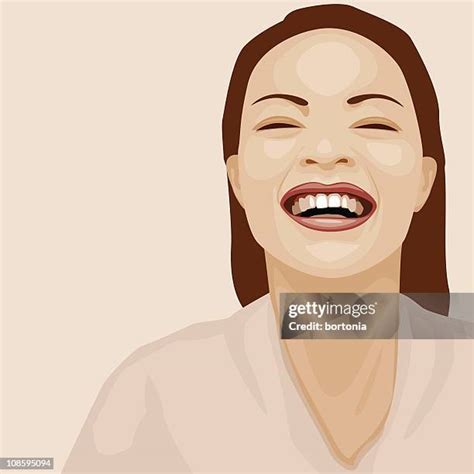 366 Woman Eyes Closed Smiling High Res Illustrations Getty Images