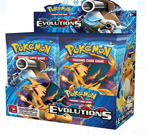 Pokemon Tcg Card Game Xy Evolutions Factory Sealed Booster Box Packs