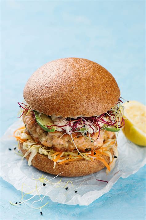 Fresh Salmon Burgers Recipe Made In 20 Minutes