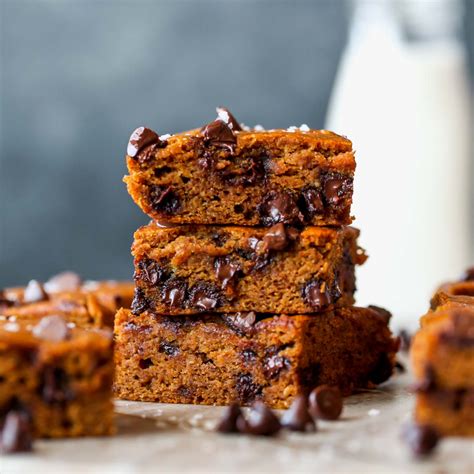 Healthy Pumpkin Bars - Dishing Out Health