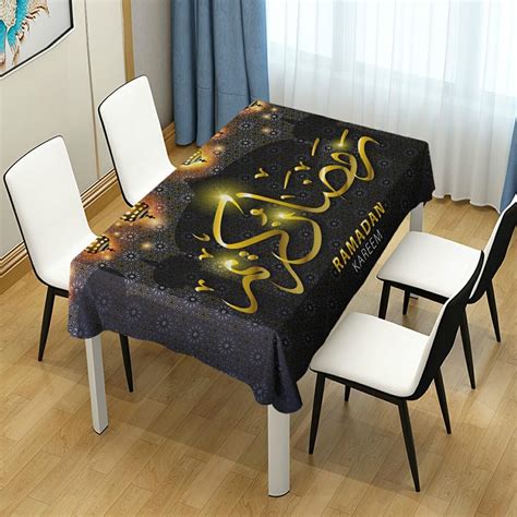 Amazon Umiriko Square Tablecloth Ramadan Kareem Eid Al Adha