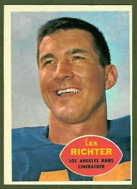 1960 Topps Football Card 68 Les Richter