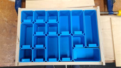 Prototype Lego Organizing Trays W 3D Printed Containers Flickr