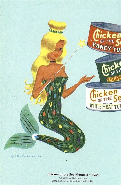 Chicken Of The Sea Vintage Mermaid Logo Vintage Ads Retro Ads