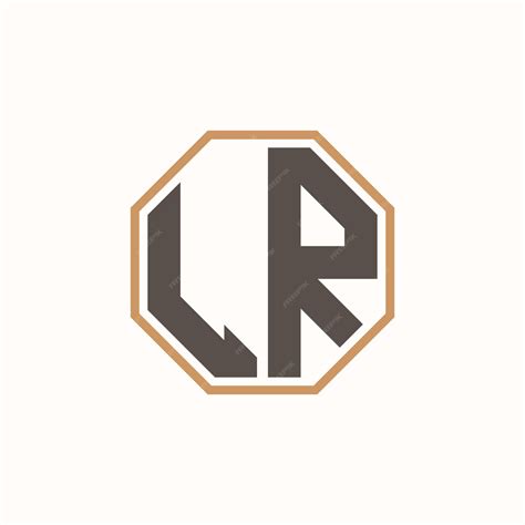 premium vector modern letter lr logo  corporate business brand