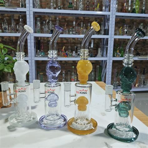 Hbk Glass Water Pipes Recycle Percolator Glass Hookah Smoking Pipes China Water Pipe And