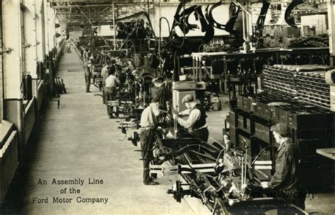 October 7 1913 Moving Assembly Line Debuts At Ford Factory“for The First Time Henry Ford