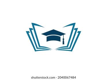 Education Logo Template Swoosh Modern Education Stock Vector Royalty