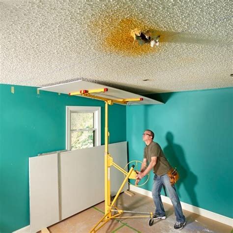 Why Remove Popcorn Ceiling When You Can Cover It With Drywall The