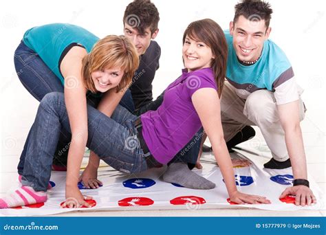 Twister Game Turns Into Teenie Telegraph