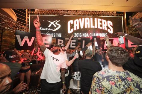 Cleveland Cavaliers toast NBA championship at XS - EDM Vegas