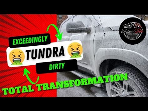 Deep Cleaning An EXCEEDINGLY Dirty Tundra Asmr YouTube