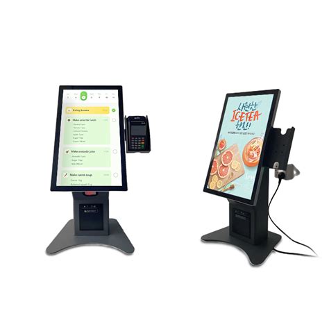 Inch Capacitive Touchscreen Desktop Self Service Food