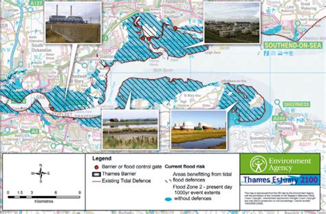 Estuary 2100 flood risk map - Thames Crossing Action Group